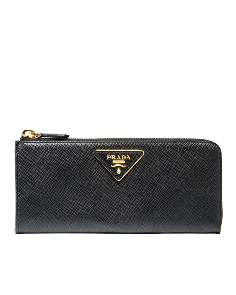 prada black saffiano leather wallet|prada saffiano leather continental wallet.